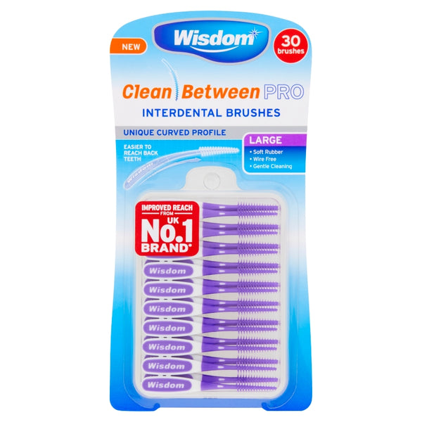 Wisdom Clean Between Pro Interdental Brushes Large John Bell & Croyden