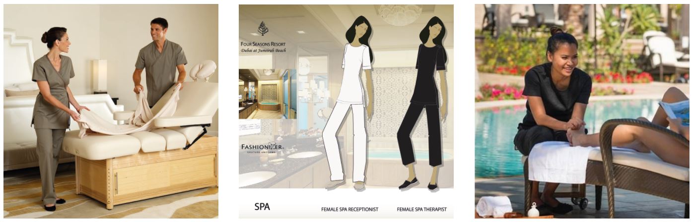 Four Seasons Resorts & Spas Fashionizer Spa Uniforms