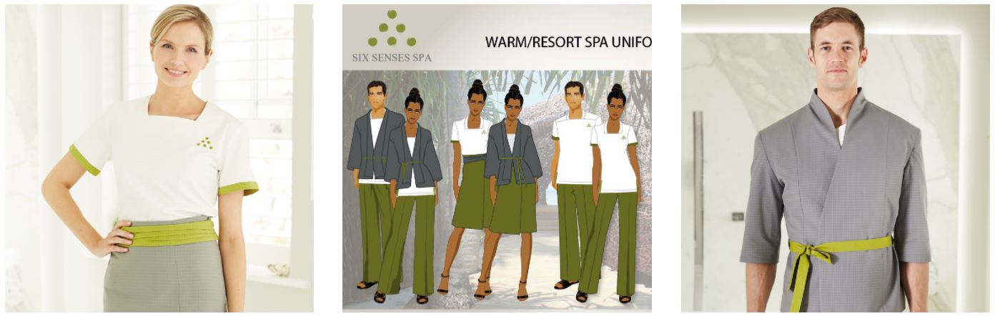 Six Senses Fashionizer Spa Uniforms
