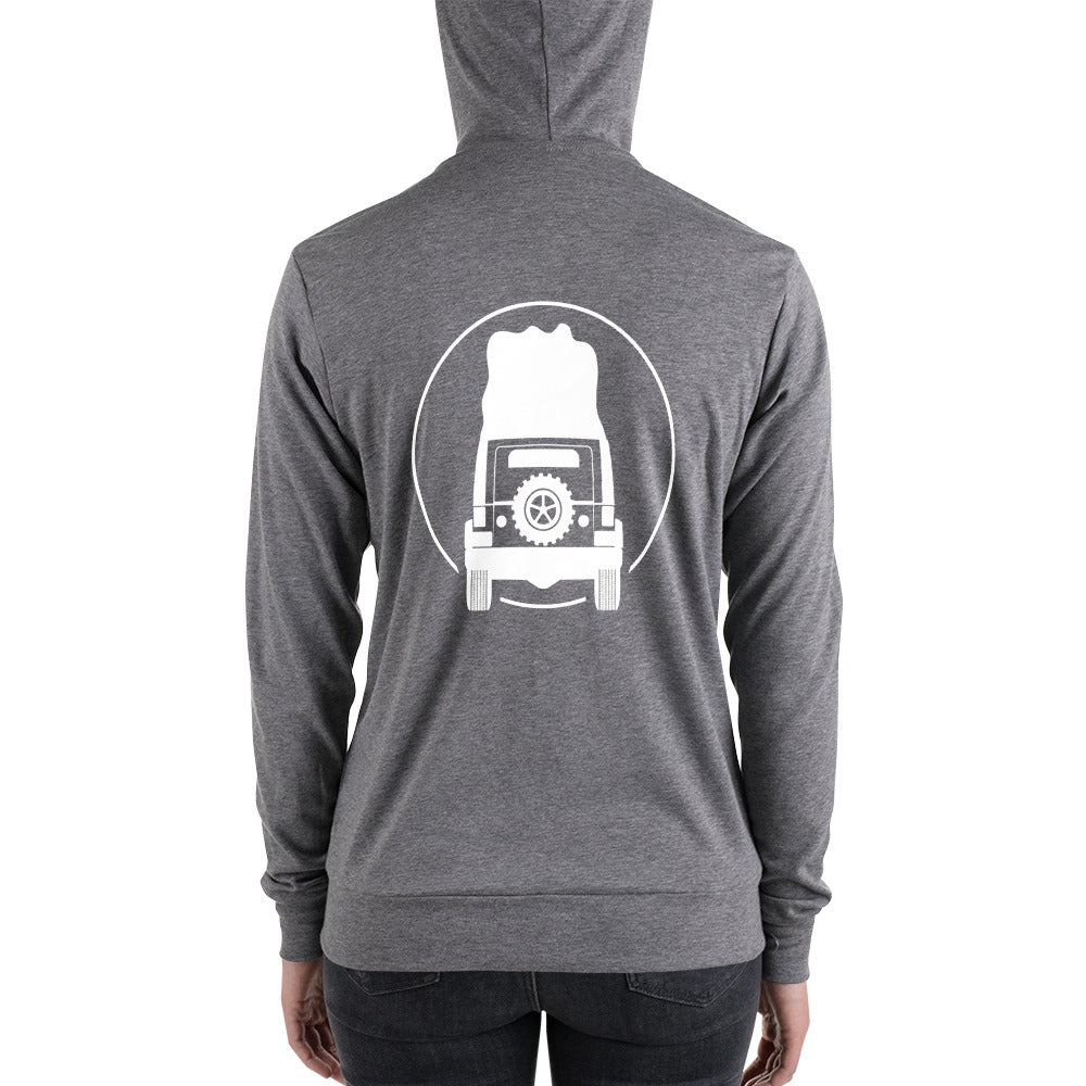 jeep zip up sweatshirt