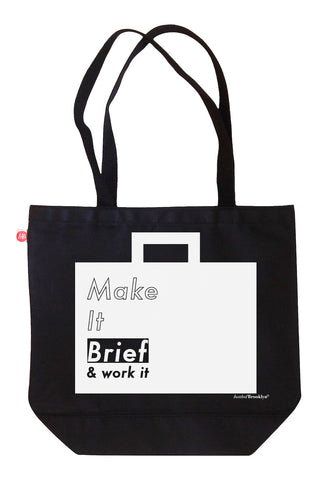 Brief Tote - bottledBrooklyn | New York City Design Co. 