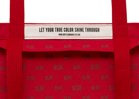True Color Tote - RED - bottledBrooklyn | New York City Design Co. - 2