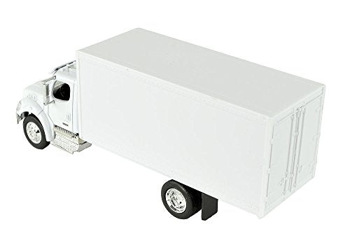 Shop72 Personalized Diecast Truck 1:43 Scale Customized Freightliner M2 White Box Truck with Your Logo Image or Message