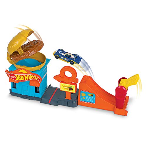 hot wheels city super firehouse rescue playset