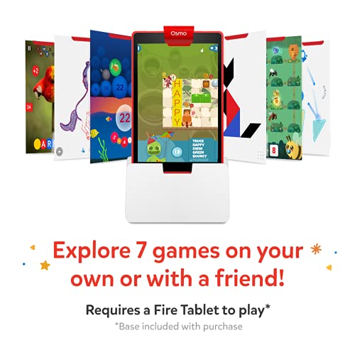 Genius Starter Kit for Fire Tablet Osmo Family Game Night-7 Educational Lear 