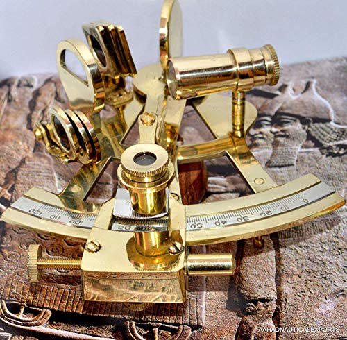 Solid Brass Sextant 4" Astrolabe Marine Nautical Maritime Gift Ships Instrument 
