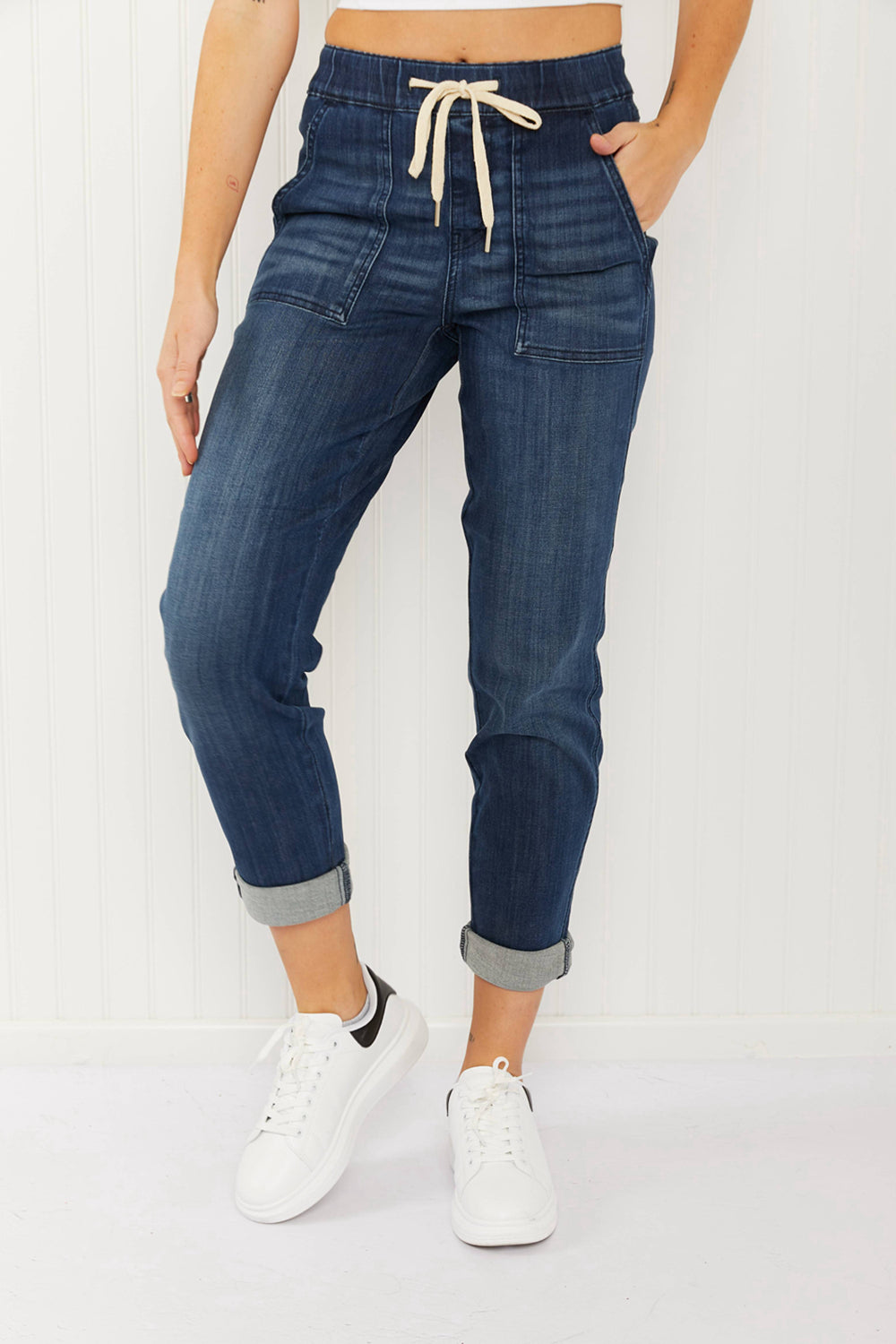 where can i buy chic elastic waist jeans