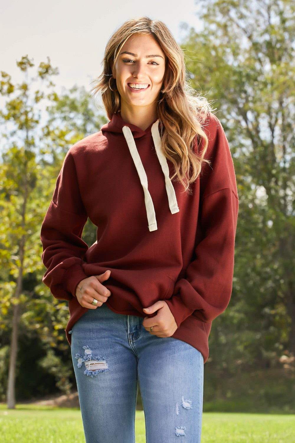 Zenana Hay Ride Full Size Longline Hoodie – Cheeky Chic Boutique