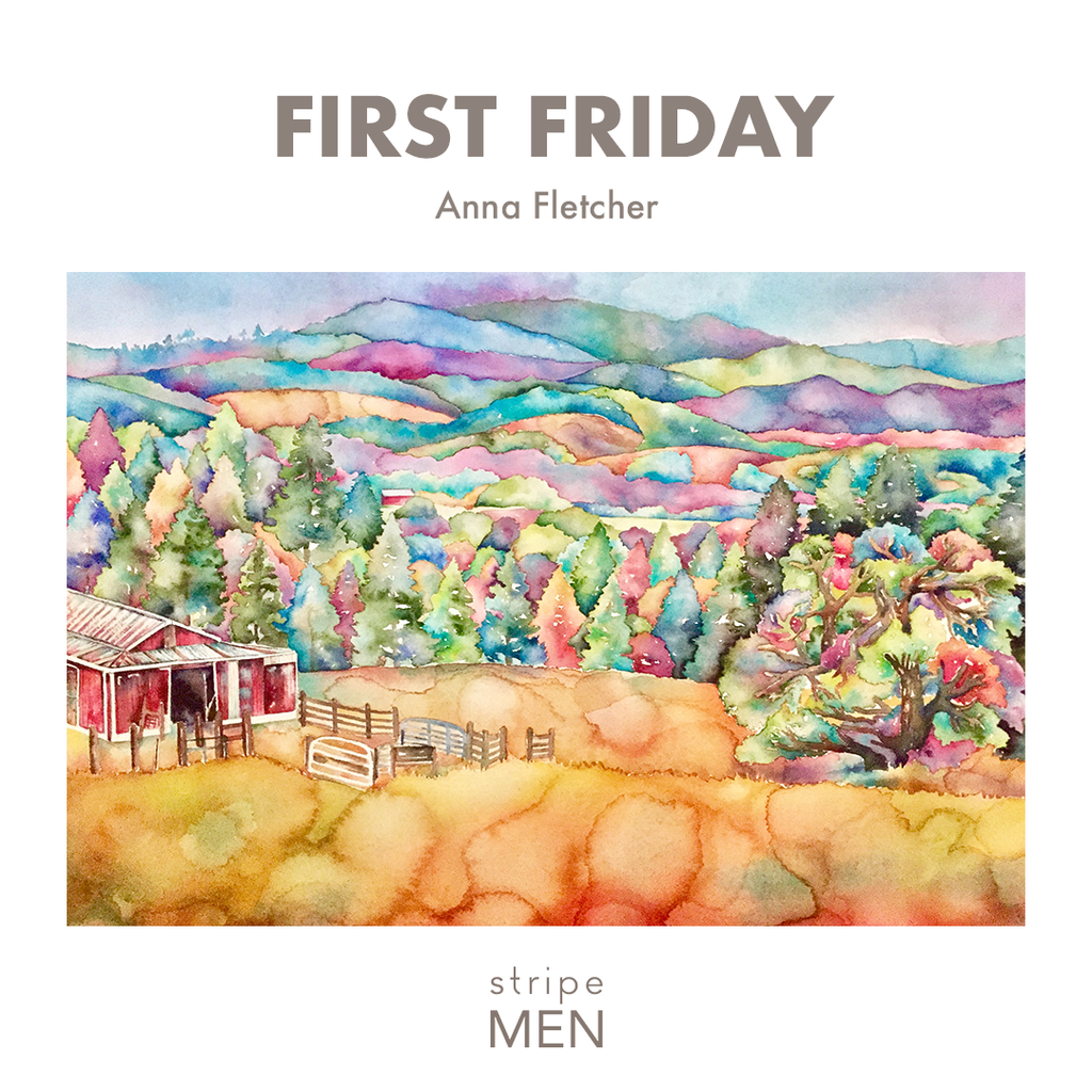 Anna Fletcher First Friday Santa Cruz at Stripe Men