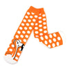 Tarzanimals Character Knitted Half Cushion Cotton Crew Socks
