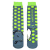 Tarzanimals Character Knitted Half Cushion Cotton Crew Socks