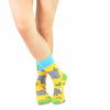 Tarzanimals Fun Silly Cartoon Safari Animal Tarzan and Jane Crew Socks 6- Pair