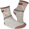 Mary Blair Kids' Girls Fun Cotton 3-Pair Novelty Kids Cotton Crew Socks