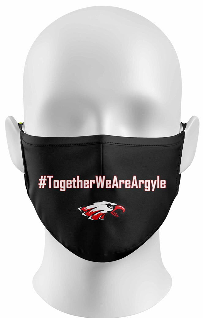 Argyle Hashtag Face Mask