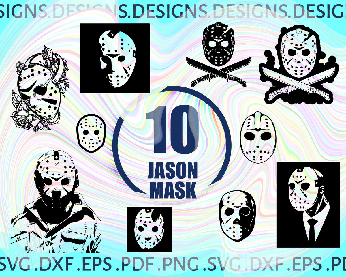 Jason mask svg, Camp Crystal Lake svg, horror, Crystal Lake svg,Jason