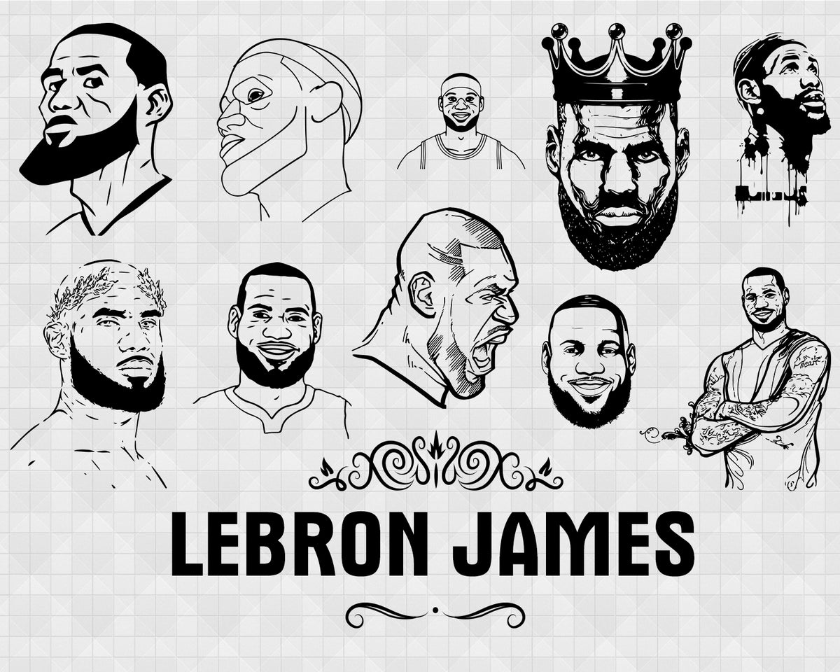 Lebron James svg, Lebron James LAlakers Basketball Sports Athlete SVG