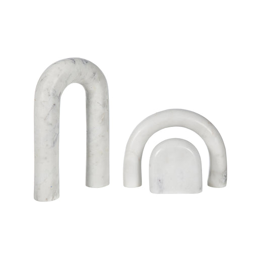 Assorted Marble Nesting Arch Sculptures