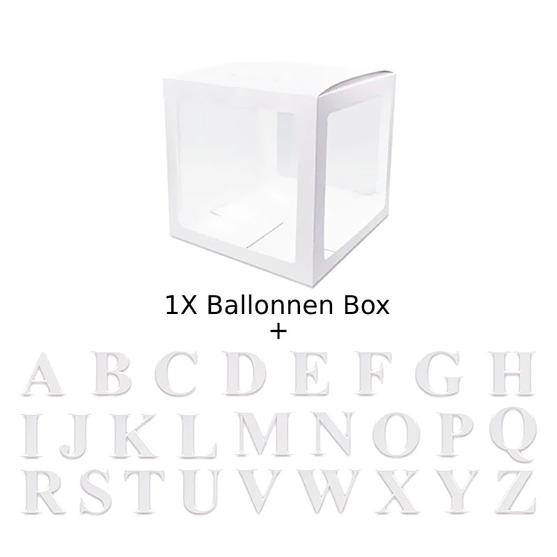 Korea Robijn Profetie 1 Ballonnen Box (met 26 letters) – PartyPro.nl