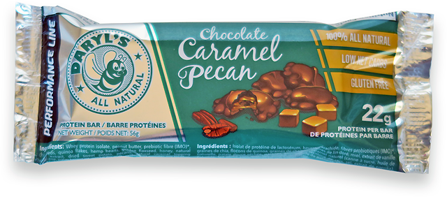 Daryl's All Natural Performance Line Chocolate Caramel Pecan Protein Bar