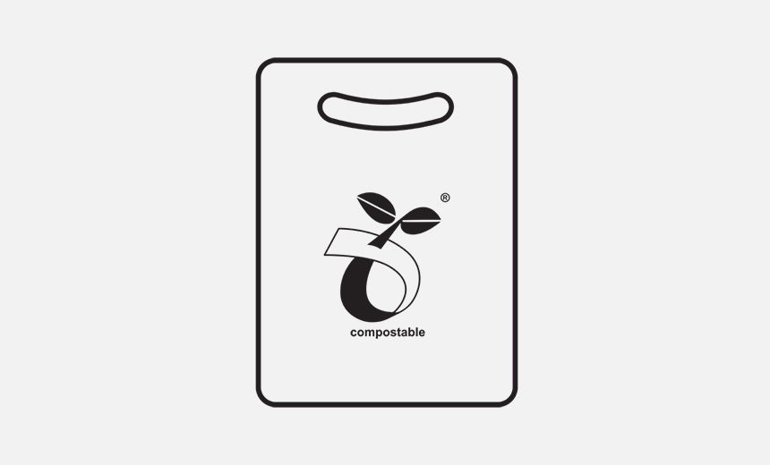 Compostable bag icon