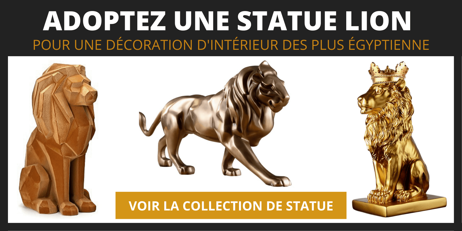 Statue lion.