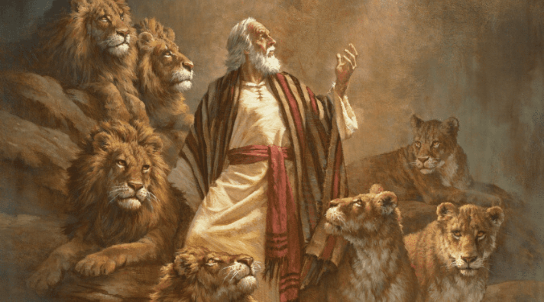 Dieu et lions.