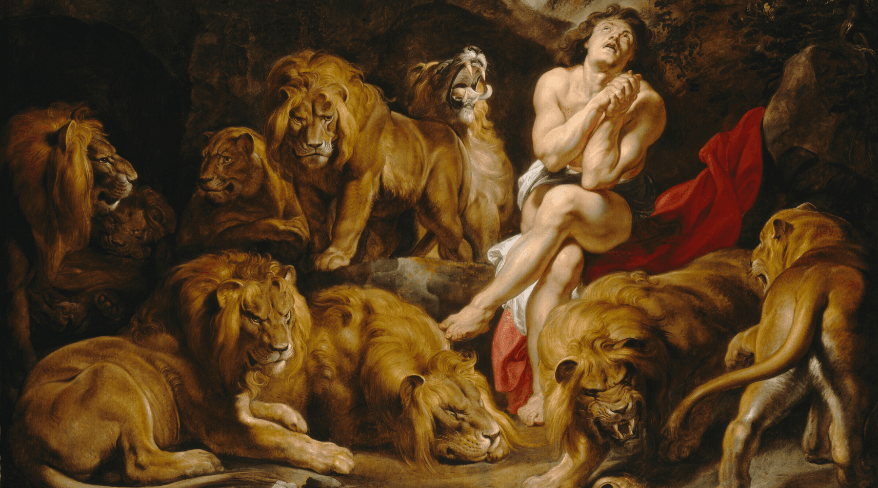 "Daniel dans la Fosse aux Lions" - Rubens