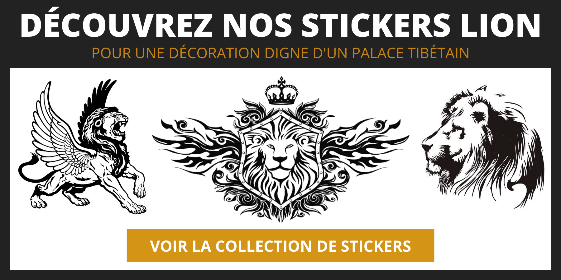 Stickers de lion.