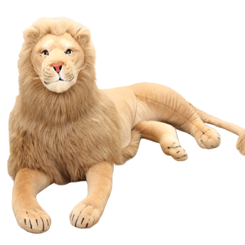 peluche lion blanc