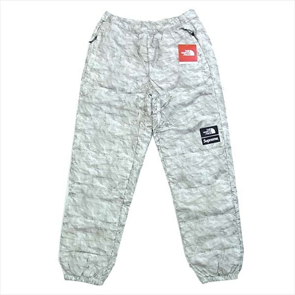 THE NORTH FACE ノースフェイス シュプリーム SUPREME PAPER NUPTSE PANT ペーパー ヌプシ パンツ  ホワイトペーパープリント S【新古品】【未使用】【中古】