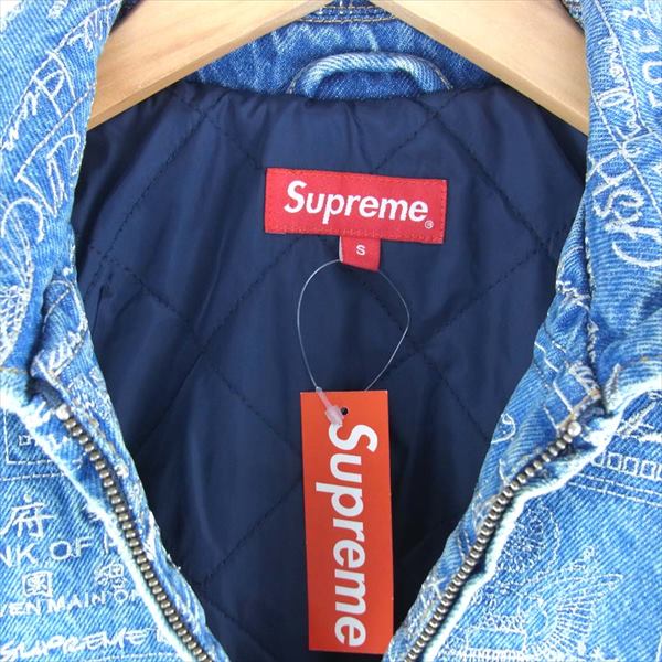 Supreme シュプリーム 20SS Checks Embroidered Denim Jacket チェック