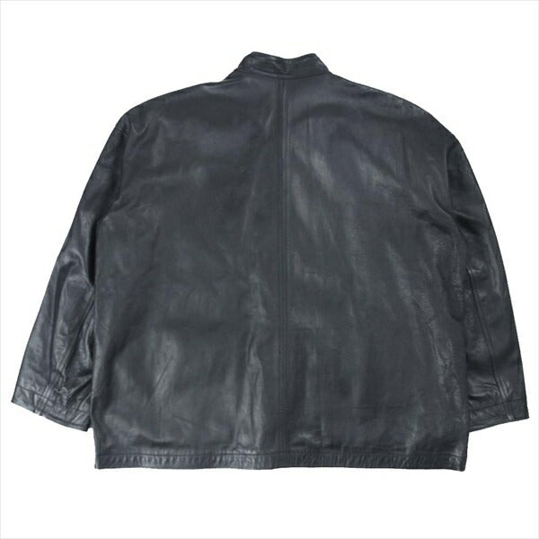 PORTER CLASSIC ポータークラシック LEATHER CHINESE JACKET ホースハイド レザー チャイニーズ チャイナ  ジャケット ブラック系 3【中古】