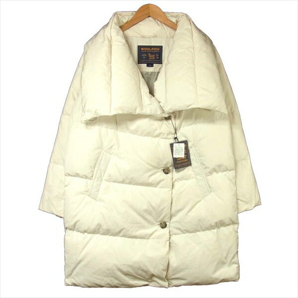 WOOLRICH ウールリッチ WWCPS2667 PUFFY COAT パフィ ダウン レディース コート オフホワイト系  S【新古品】【未使用】【中古】