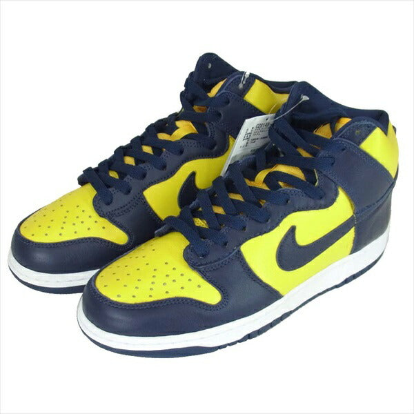 NIKE ナイキ CZ8149-700 DUNK HI SP MICHIGAN ダンク ミシガン ハイカット スニーカー イエロー系  26.5cm【新古品】【未使用】【中古】