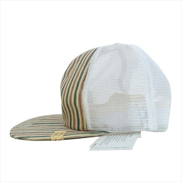 VISVIM ビズビム 0120103003025 GOODYEAR CAP ストライプ キャップ 帽子 ベージュ系 F【新古品】【未使用】【中古】