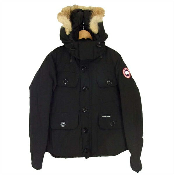 CANADA GOOSE カナダグース 国内正規品 2301JM RUSSEL PARKA ラッセルパーカ ダウン ジャケット 黒系 S/P【中古】