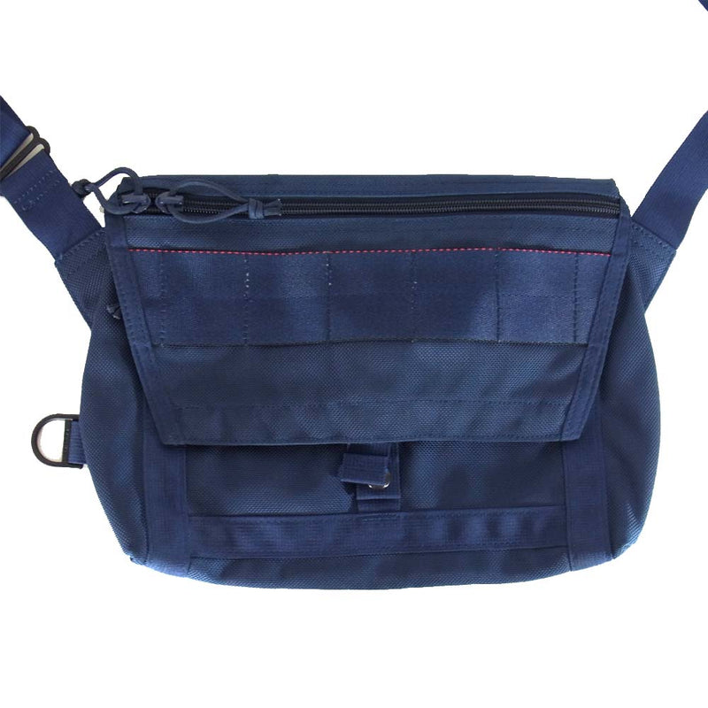 BRIEFING ブリーフィング BEAMS PLUS別注 Fleet Messenger Bag NAVY メッセンジャーバック  ネイビー系【極上美品】【中古】