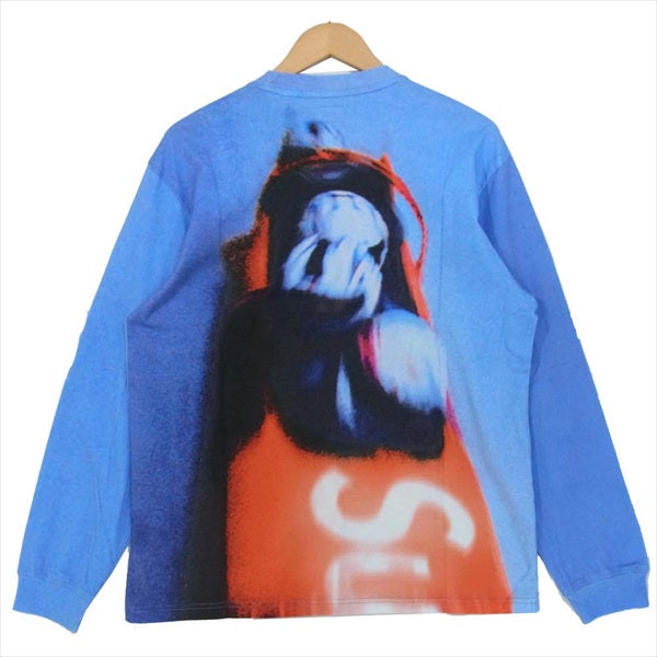 シュプリームJewelsHoodedSweatshirtメンズMブルー トップス パーカー