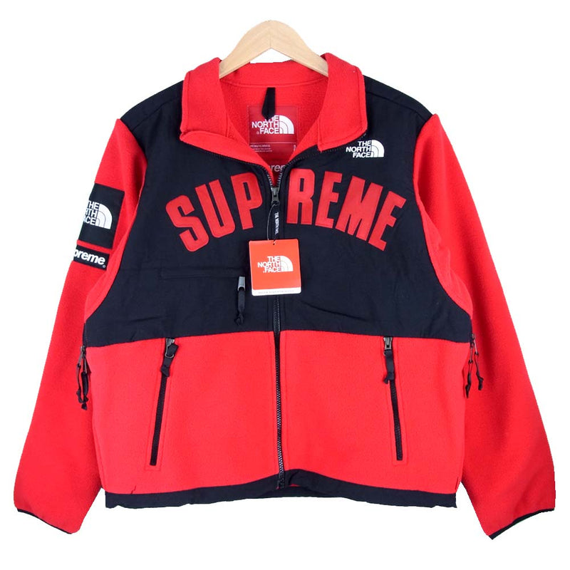 Supreme シュプリーム 19SS NA11903I × ノースフェイス THE NORTH FACE 19SS ARC DENALI  JACKET デナリ ジャケット レッド系 ブラック系【新古品】【未使用】【中古】