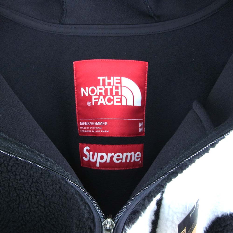 Supreme シュプリーム 20AW NT62004 ノースフェイス THE NORTH FACE S Logo Hooded Fleece  Jacket Sロゴ フーデッド フリース ジャケット ブラック系 M【新古品】【未使用】【中古】