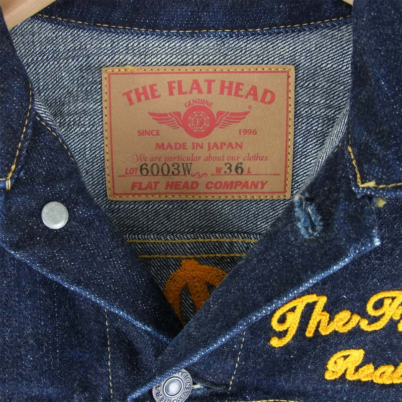 税込 THE FLAT HEAD 6001w TYPE 1st デニムジャケット 36