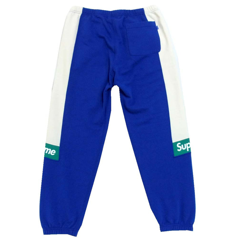 Supreme シュプリーム 20SS Color Blocked Sweatpant パンツ ブルー
