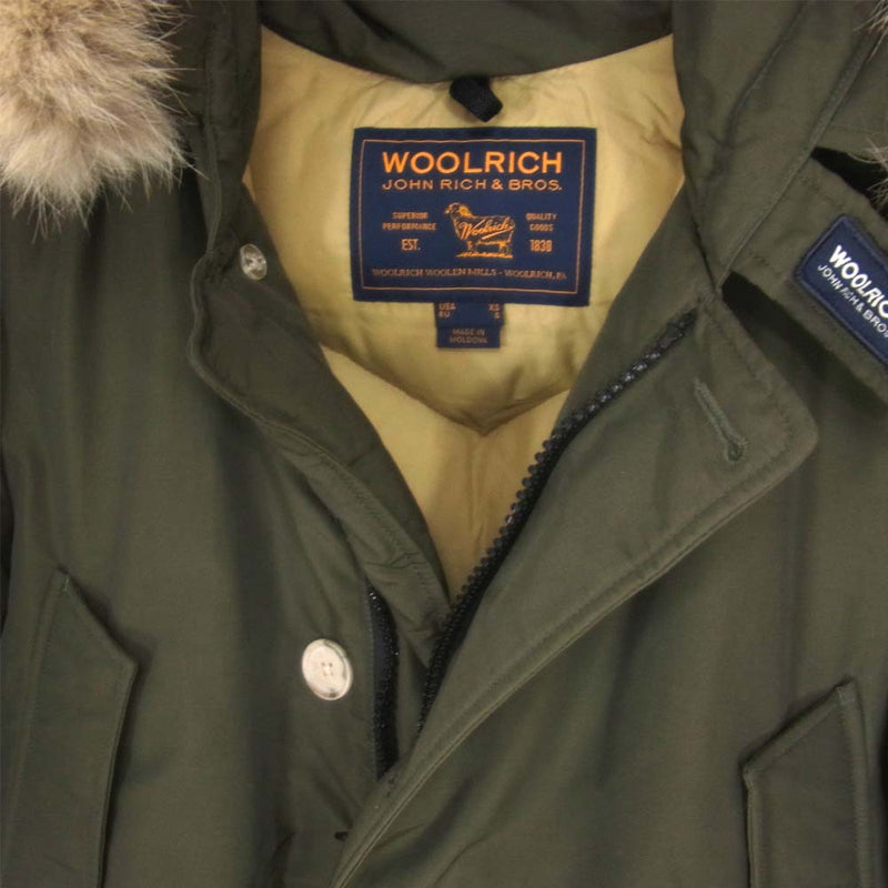 WOOLRICH ウールリッチ 1702061 ARCTIC PARKA アークティックパーカ ダウン ジャケット カーキ系 S【美品】【中古】