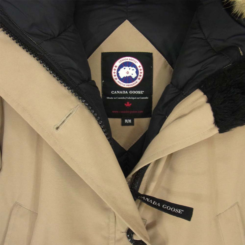 CANADA GOOSE カナダグース 2600JL BRONTE PARKA ブロンテ ダウン ジャケット コート ベージュ系 M/M【中古】