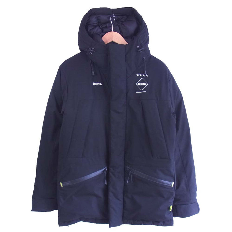 F.C.R.B. エフシーアールビー 189043 DOWN BENCH COAT ダウン ベンチコート ダウンジャケット ブラック系 S【中古】