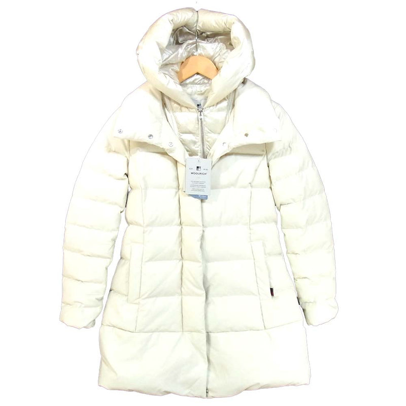 WOOLRICH ウールリッチ LUXE PUFFY PRESCOTT ルクス パフィ ダウン ジャケット オフホワイト系 S【美品】【中古】