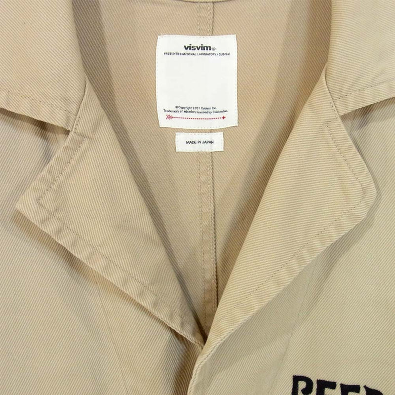 贈り物 visvim ビズビム PEERLESS SHOP COAT BEIGE 1 - crumiller.com