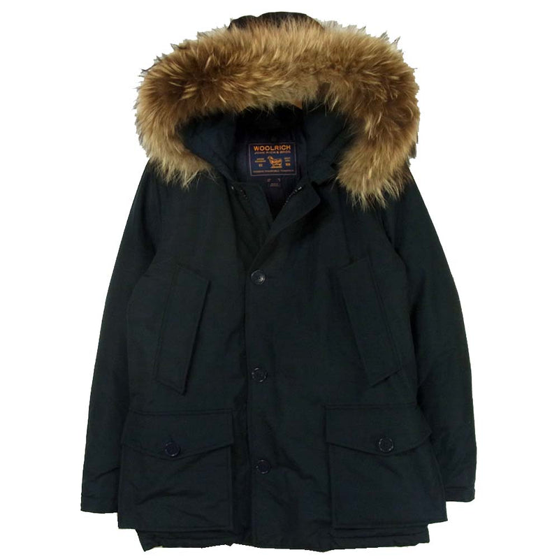 WOOLRICH ウールリッチ 国内正規品 ARKTICK PARKA アークティック パーカー ダウンジャケット ダークネイビー系 S【美品】【中古】