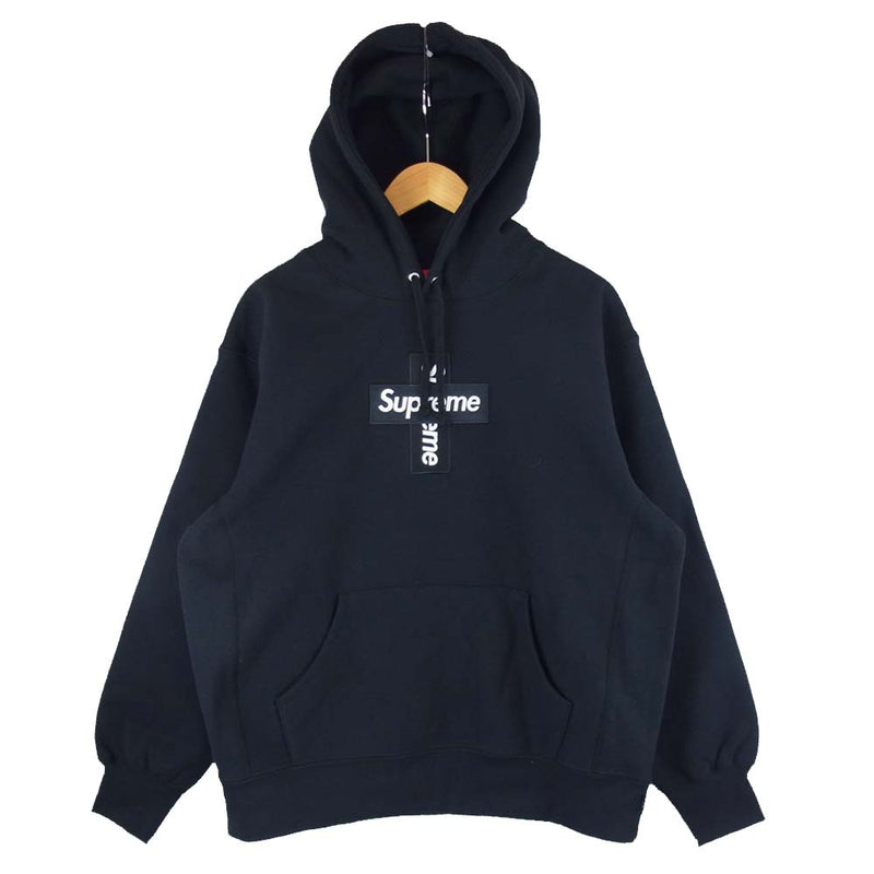 Supreme シュプリーム 20AW Cross Box Logo Hooded Sweatshirt クロス ボックス ロゴ フーデッド  スウェット ブラック系 S【新古品】【未使用】【中古】