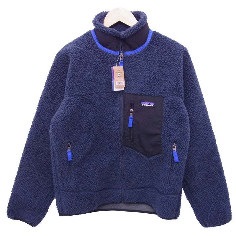 patagonia パタゴニア 23056 Classic Retro-X Jacket クラシック レトロX ジャケット New Navy  ネイビー系 S【新古品】【未使用】【中古】